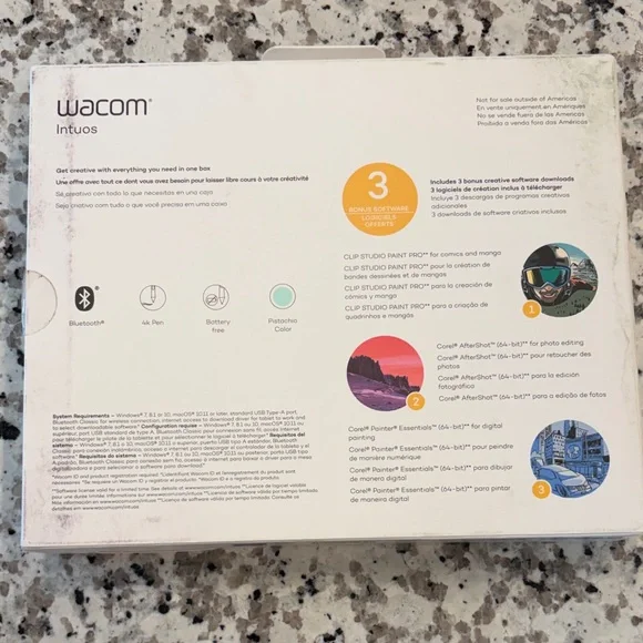 Wacom Intuos Creative Pen Table Pistachio - Picture 2 of 4